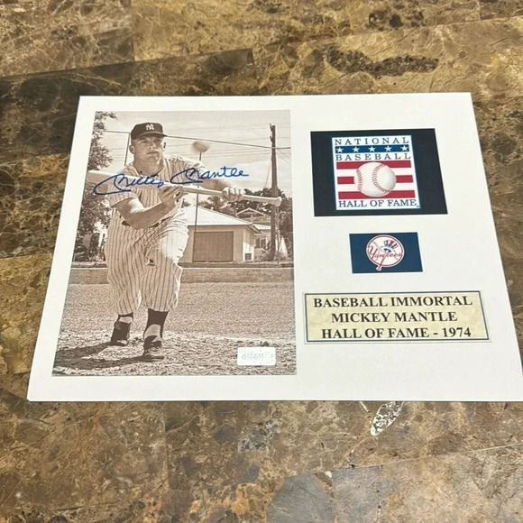undefined Other - Mickey Mantle  signed photo